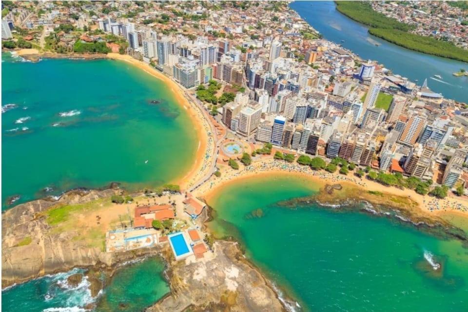 Apt Encantador Praia Do Morro 20 Metros Da Praia. Daire Guarapari Dış mekan fotoğraf