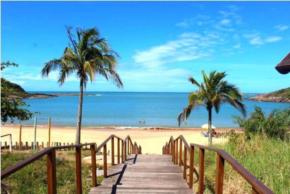 Apt Encantador Praia Do Morro 20 Metros Da Praia. Daire Guarapari Dış mekan fotoğraf